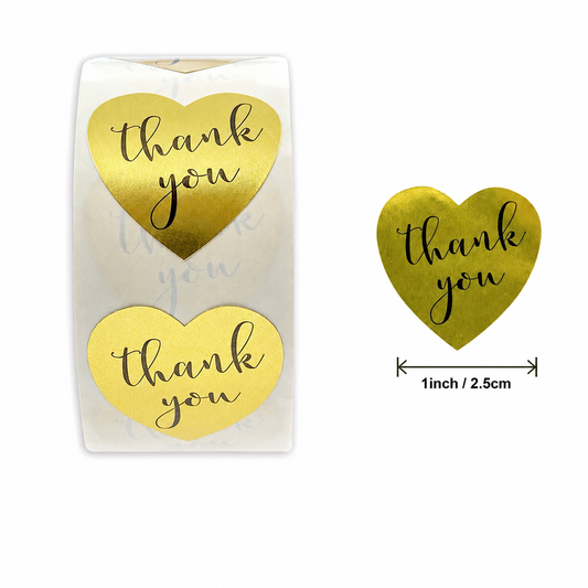 Thank-you Stickers - Roll of 500