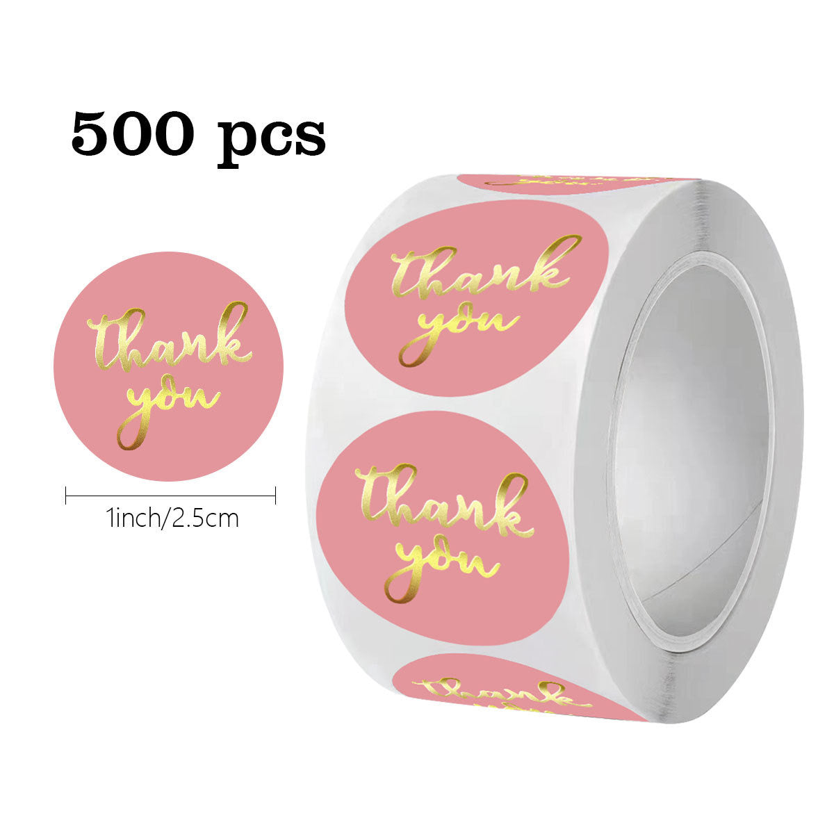 Thank-you Stickers - Roll of 500